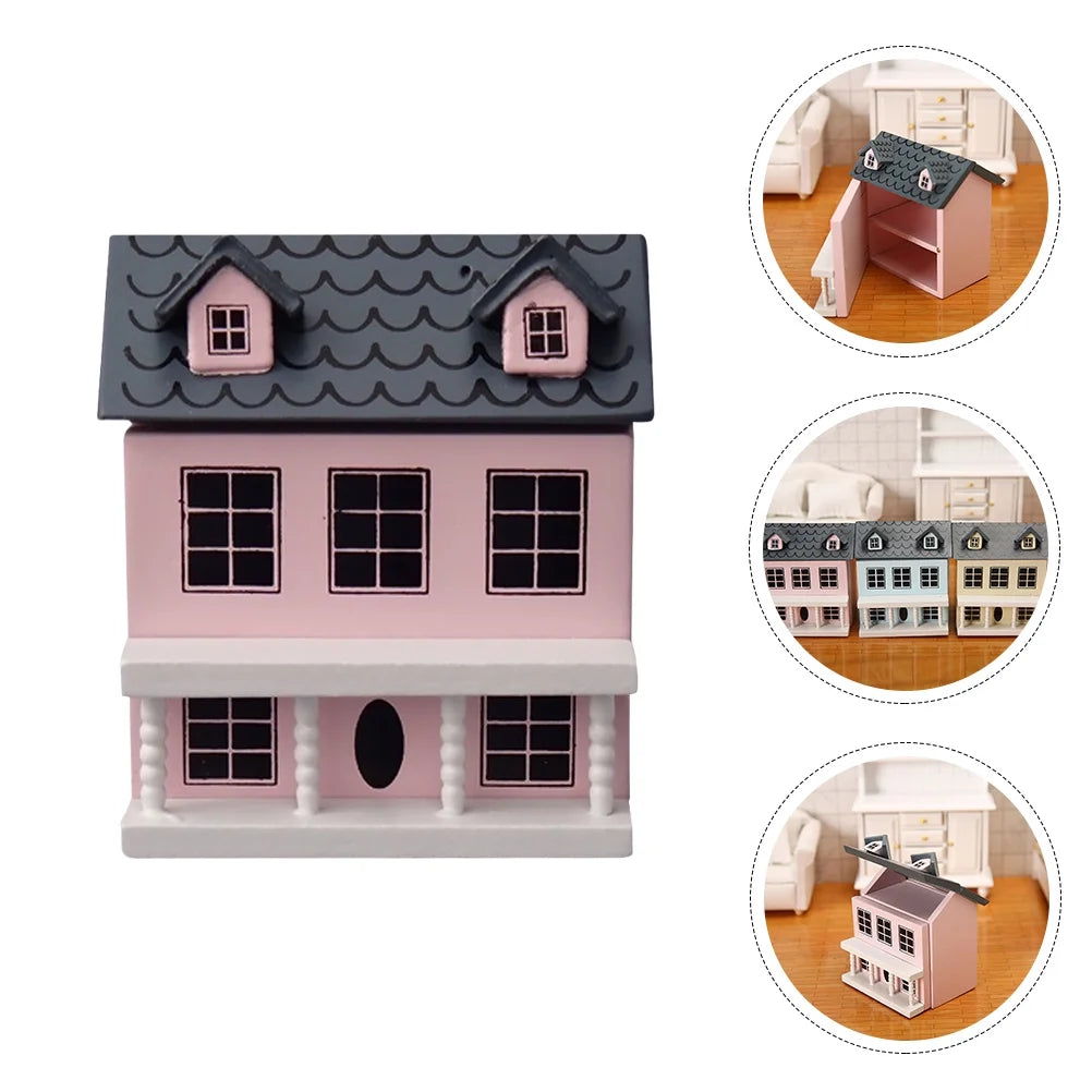 Miniature Wooden House Model C28883
