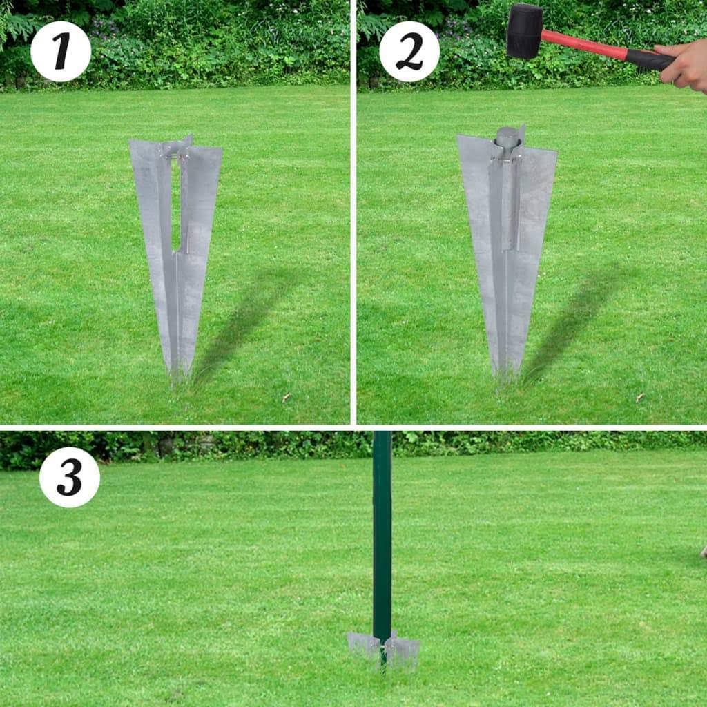 Steel Chain Link Fence with Posts Spike L153