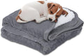 Waterproof Reversible 50x60 Dog Blanket with Sherpa T8910