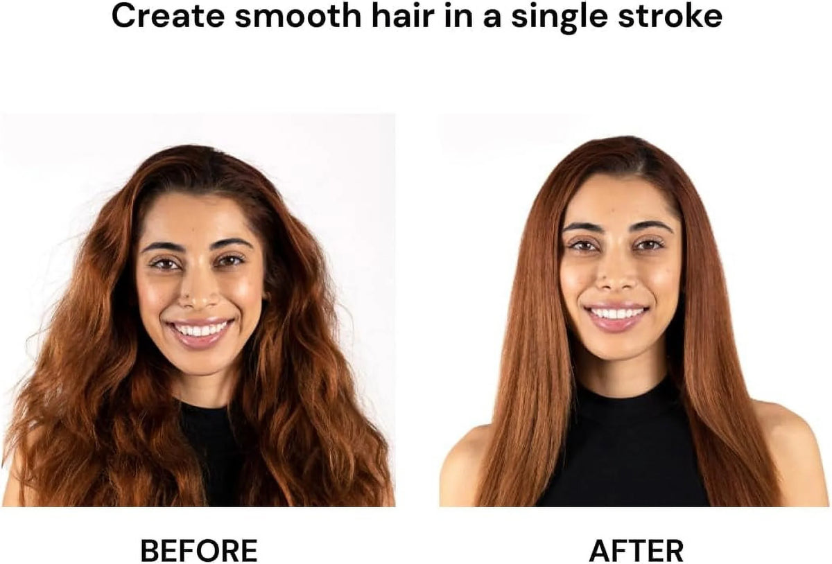 Heated Hair Straightening Brush Flat Iron D45431