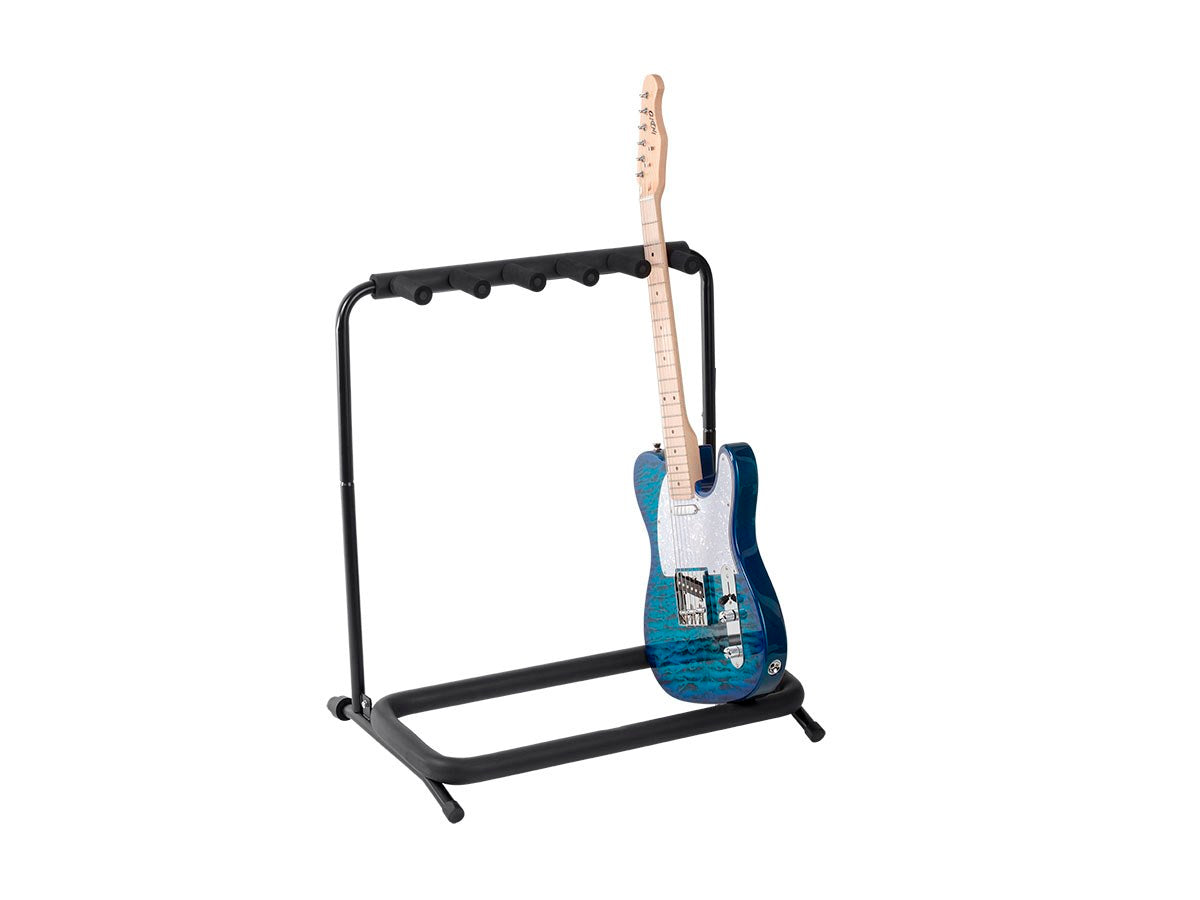 Folding Multi Guitar Stand for 5 Acoustic and Electric Guitar or Bass N832385