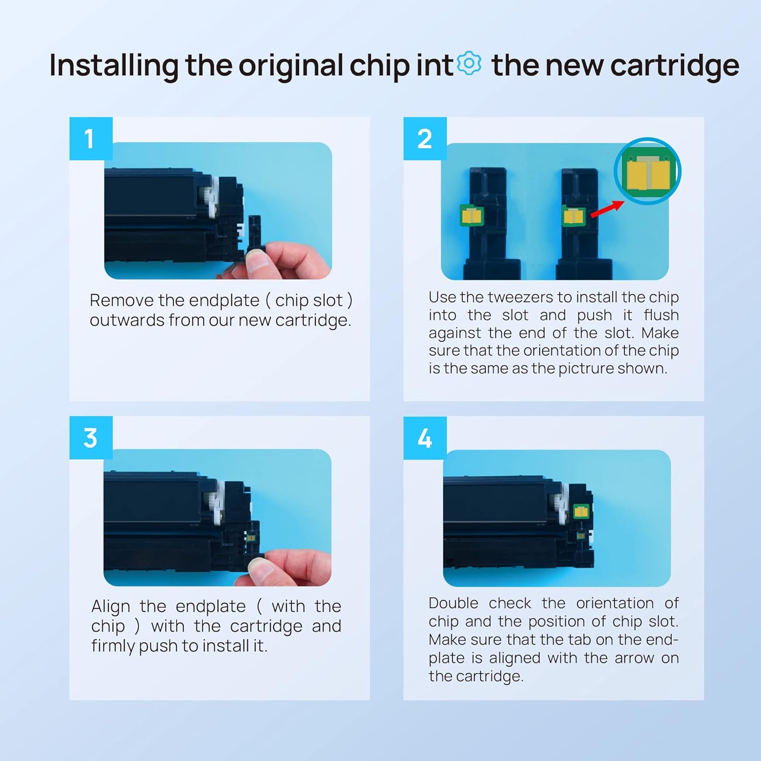 4 Pack High Yield Toner Cartridge F84817