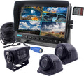 9 inch Quad Split Screen Backup Camera Monitor Kit Z7467