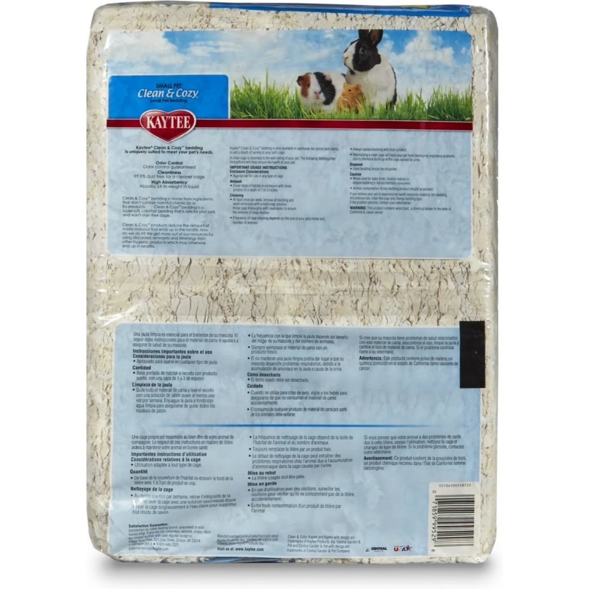 170 Liters (2 x 85 L) Small Pet Bedding F8882