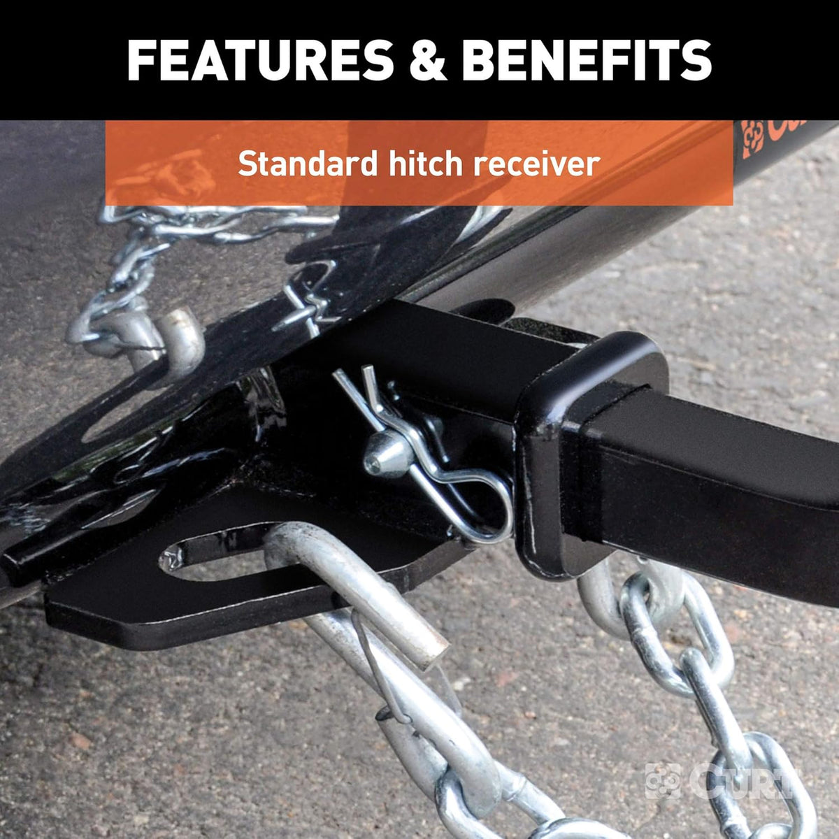Class 1 Trailer Hitch, 1-1/4-Inch Receiver E63953