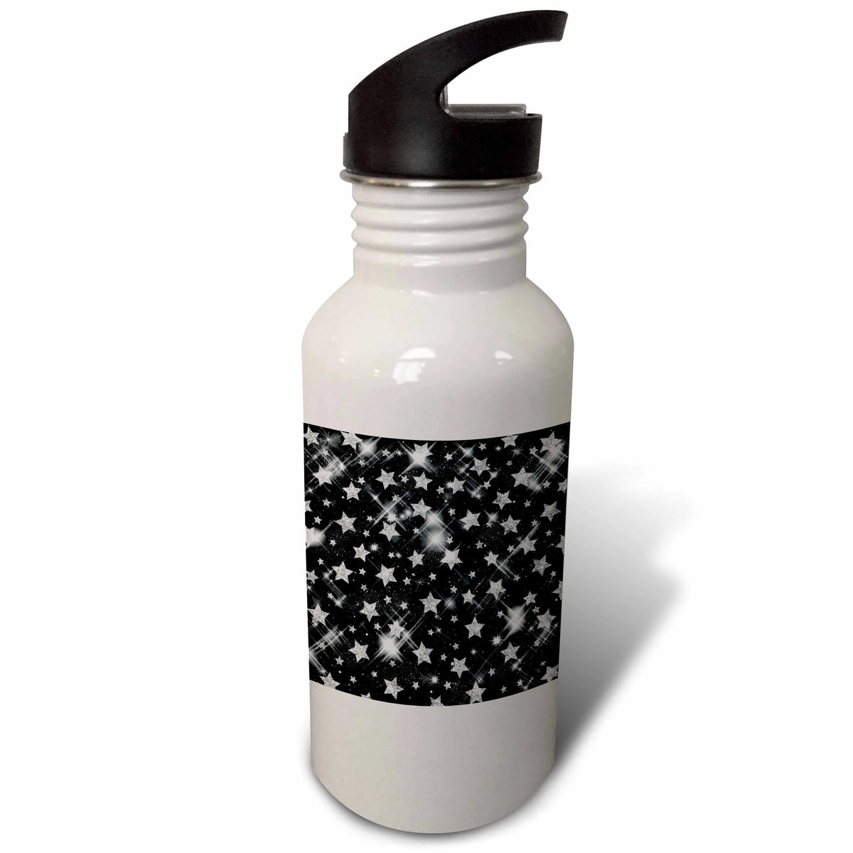 Silver 21 oz Sports Water Bottle D19969