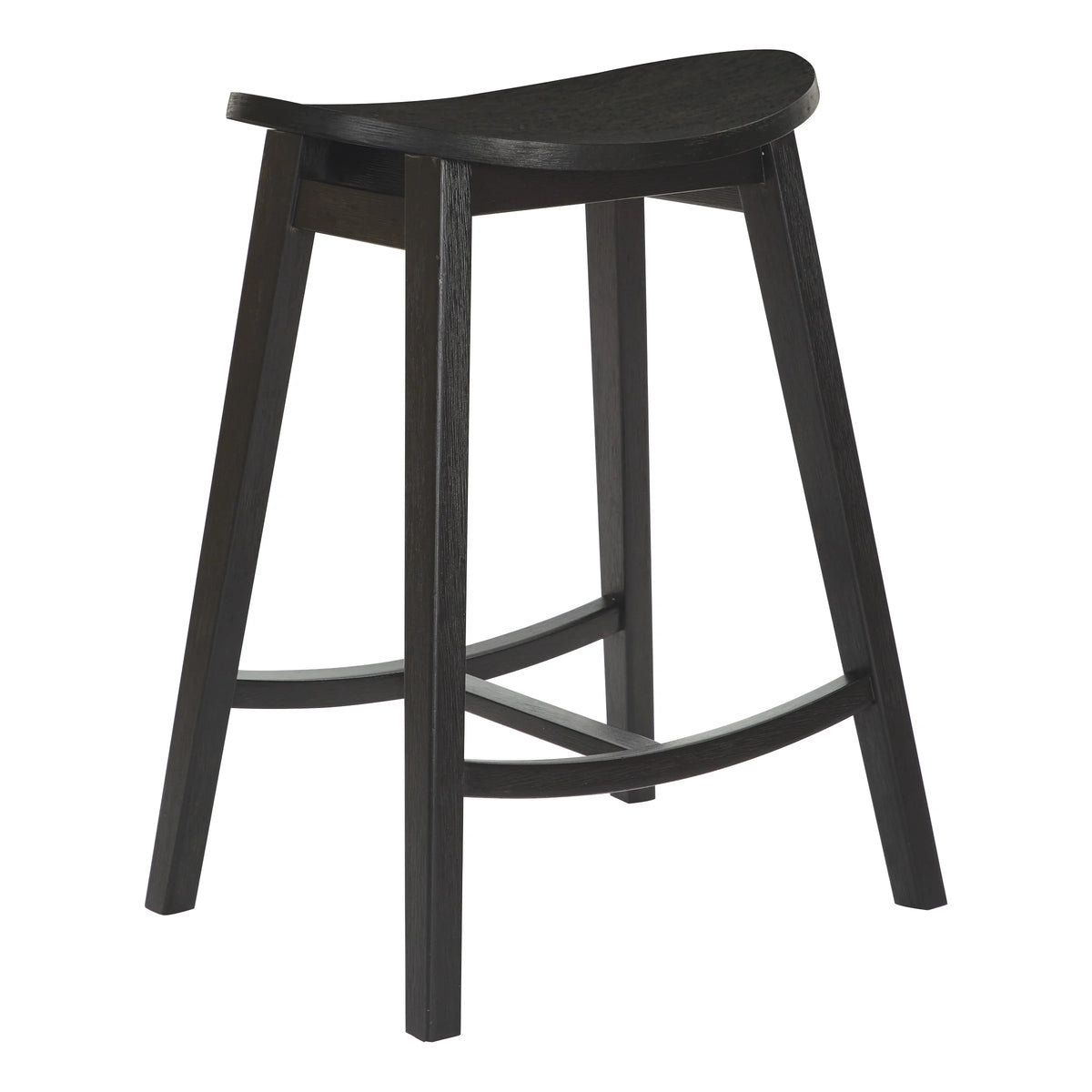 24 Inch Oval Scoop Saddle Stool (2 Pack) I9289