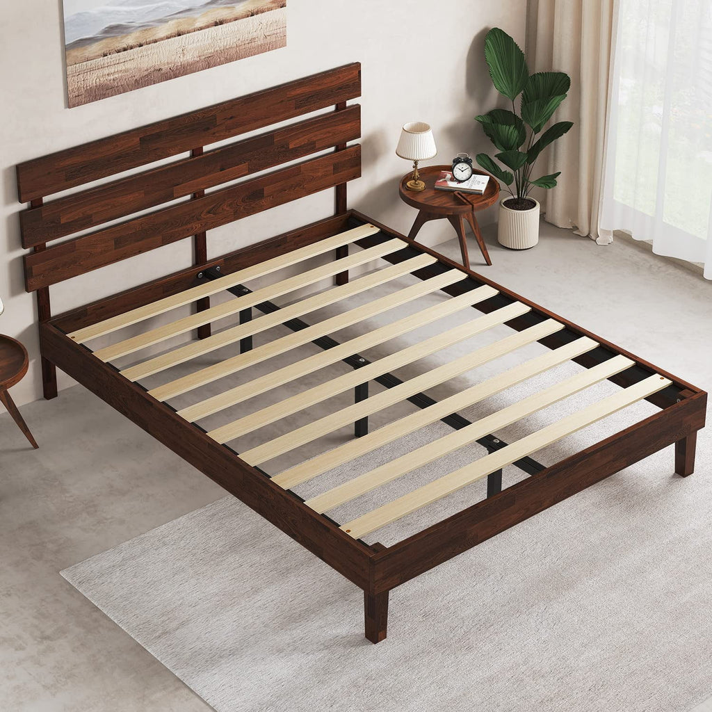 14 Inch Queen Solid Wood Platform Bed R2590
