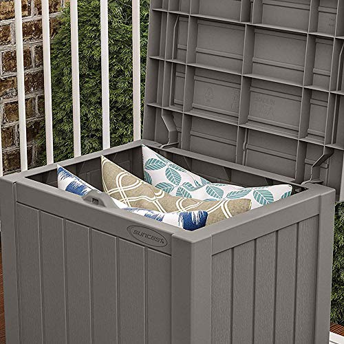 22 Gallon Java Resin Outdoor Storage Box X25980