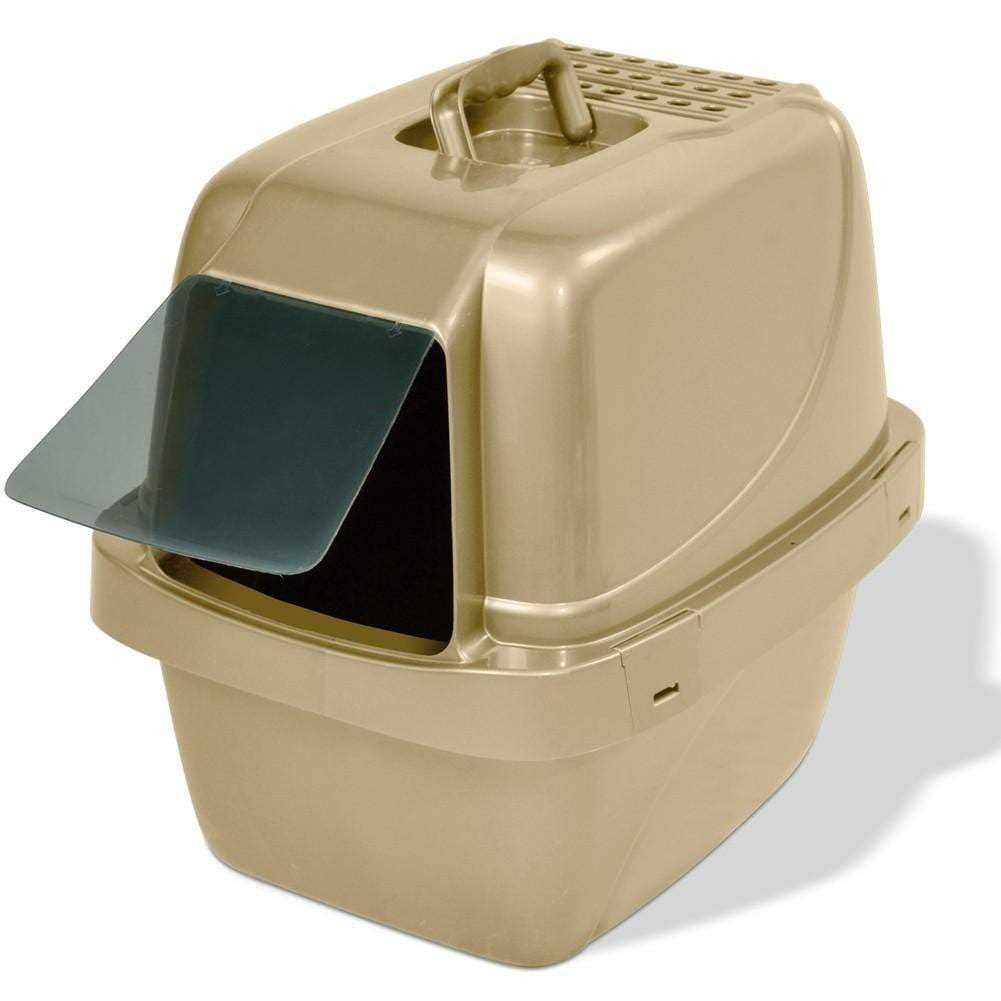 Enclosed Sifting Cat Litter Pan D873