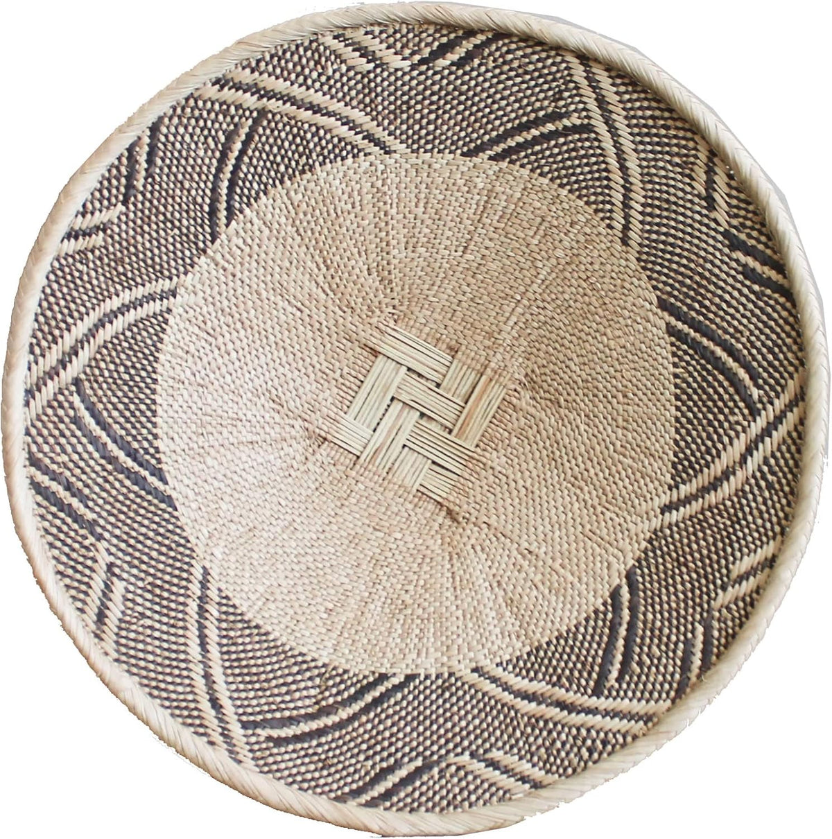 15.5'' Hand Woven Basket Wall Decoration, Pack of 2 T3560