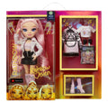 Pink Lavender Fashion Doll with 2 Designer Outfits and Microphone Headset K3300