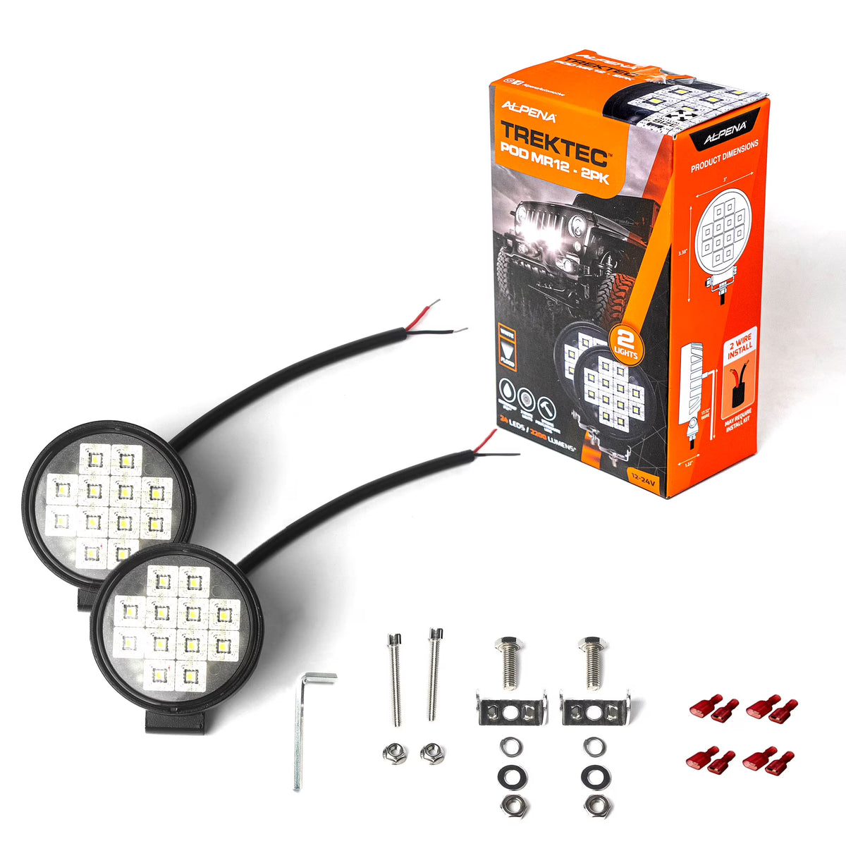 2 Pack LED Pod Spotlight L6209
