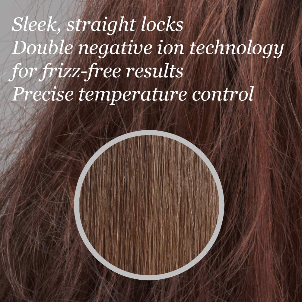 Heated Hair Straightening Brush Flat Iron D45431