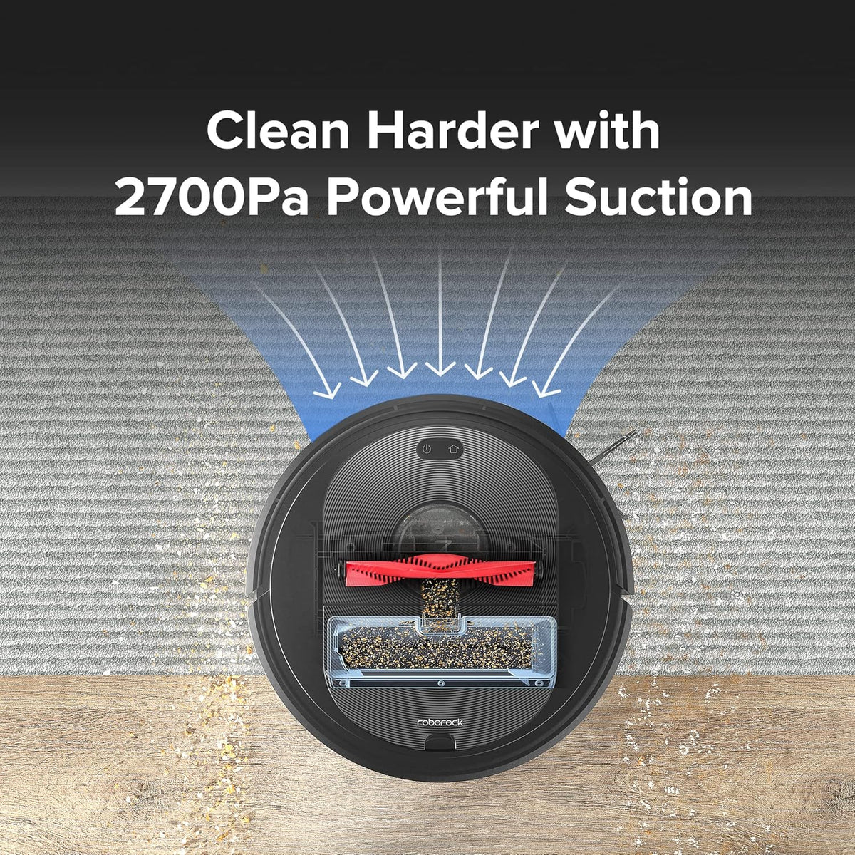 Robot Vacuum with Self-Empty Dock, 2700Pa Max Suction, 180mins Max Run-Time S624