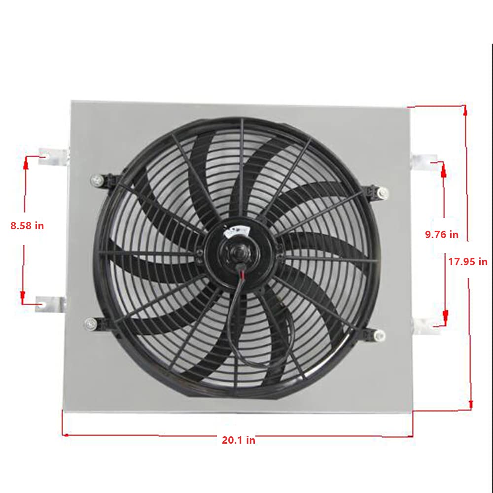 Radiator Shroud with 16'' 120W Fan S9809