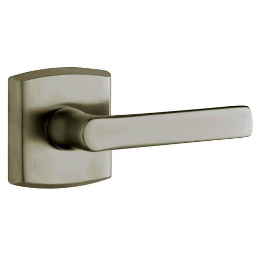 Satin Brass/Brown Lever Pair E688
