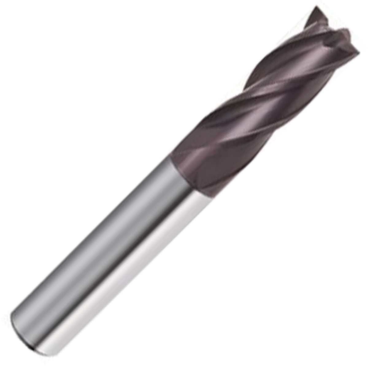 1x22 SelectMill 4 Flute 30° Helix Standard Length Carbide End Mill, Plain Shank, Firex Coated, 1-1/2x22 LOC, 4x22 OAL Z973