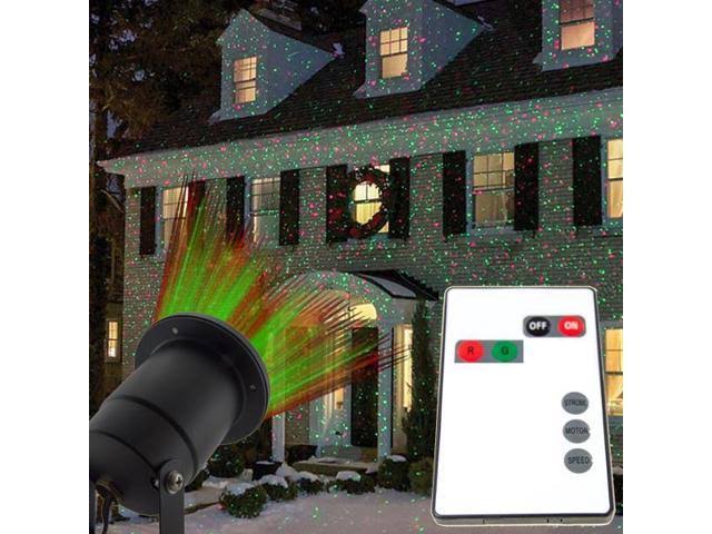Green and Red Star Show Laser Projector with IR Remote R1680