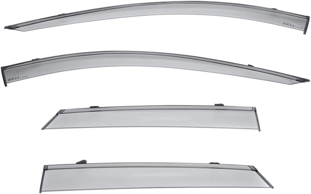 Window Visors with Black Trim A63214
