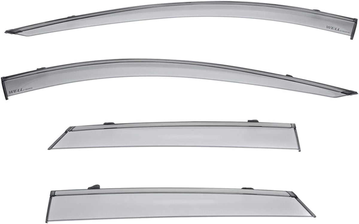 Window Visors with Black Trim A63214