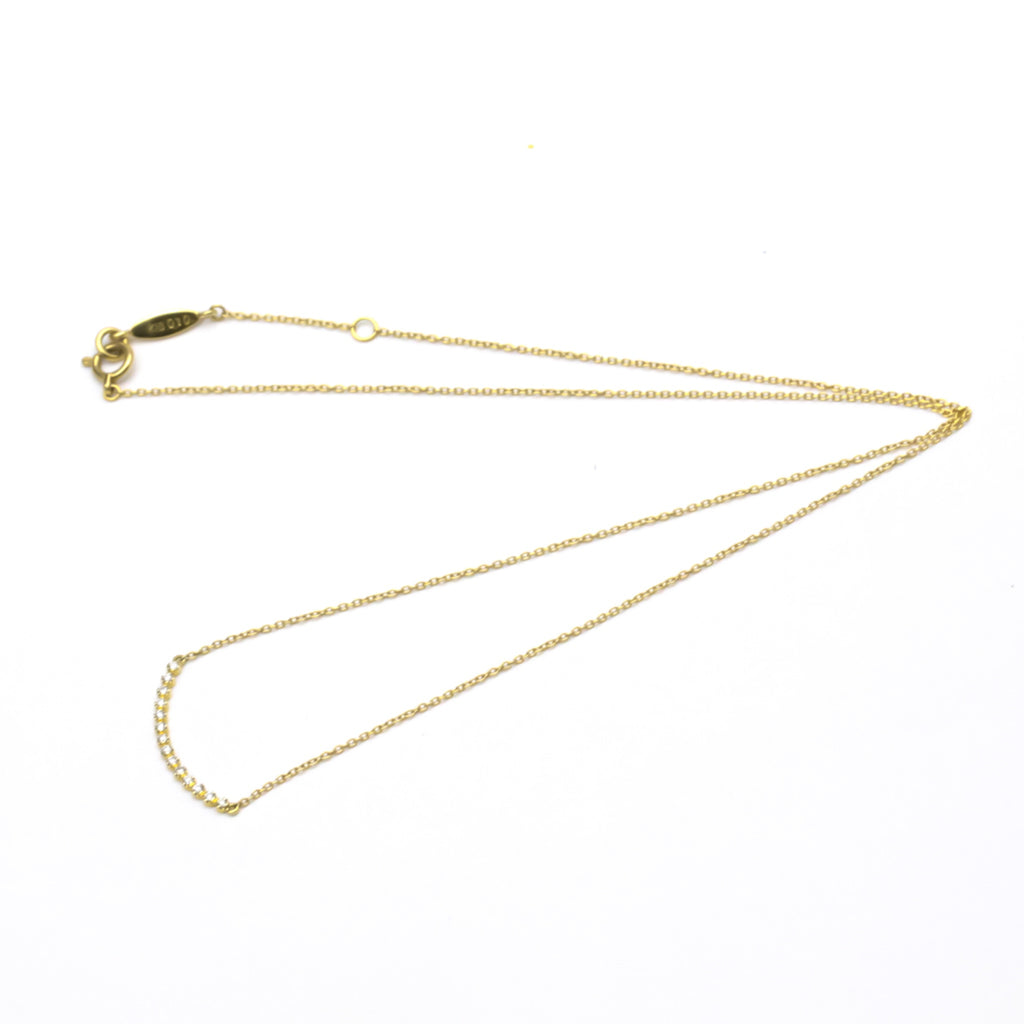 Yellow Gold Diamond Pendant Necklace T94234