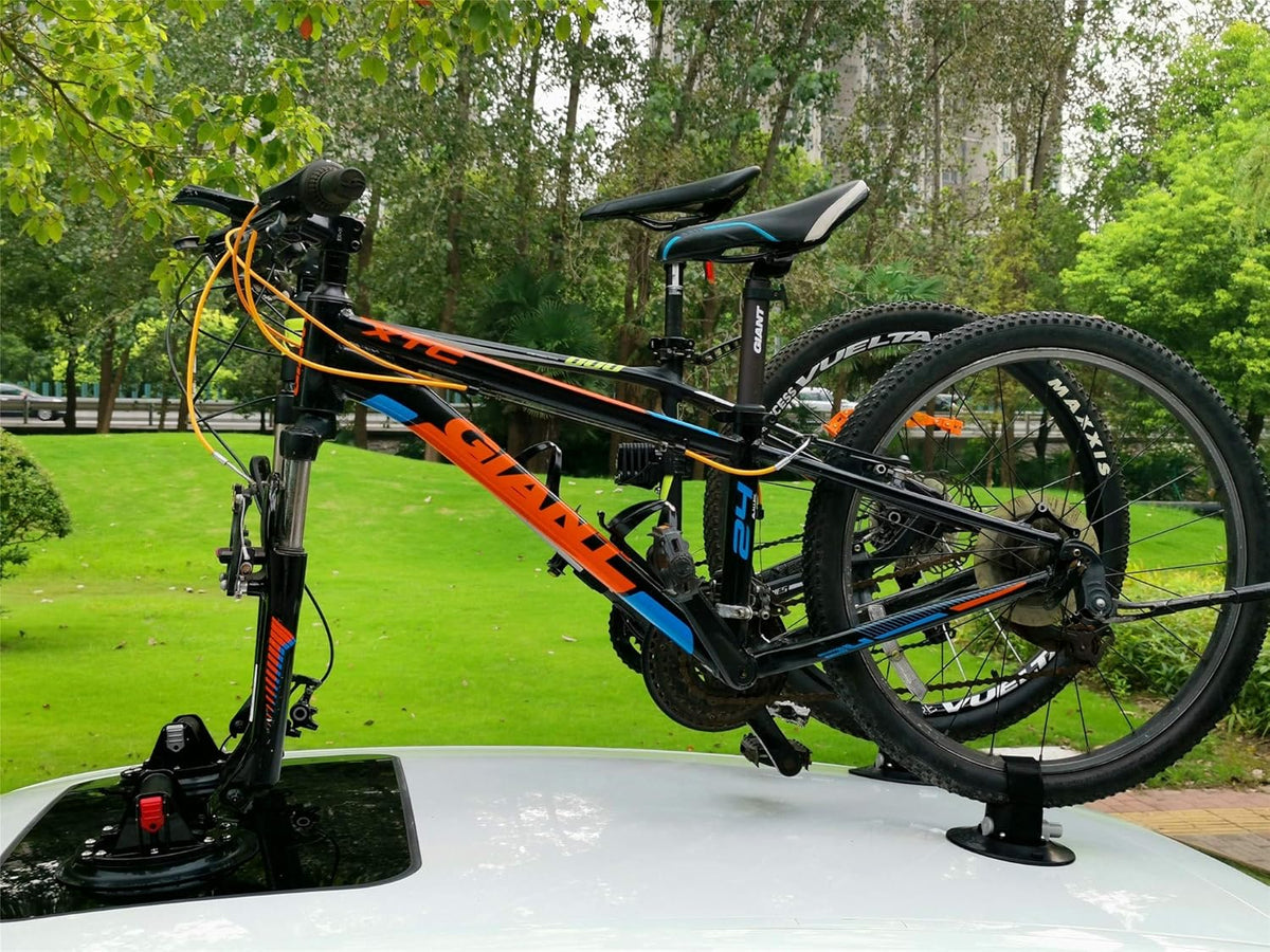 10 Vacuum Suction Cup Bike Rack for Car Roof O509586