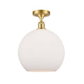 Semi-Flush Mount Satin Gold Light H655