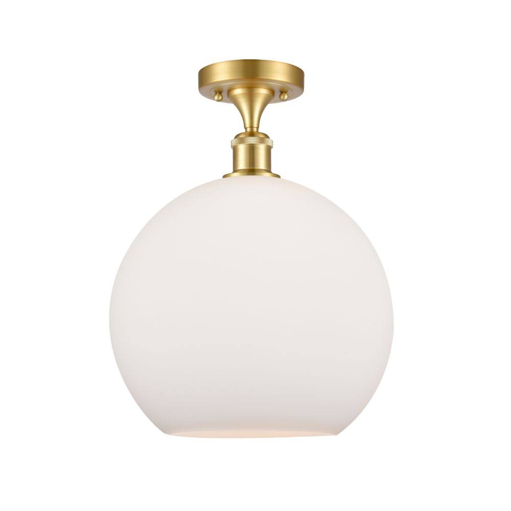 Semi-Flush Mount Satin Gold Light H655