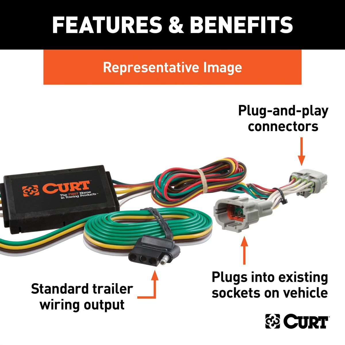 4-Pin Trailer Wiring Harness for Ford Escape X537