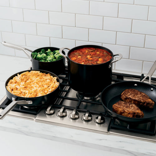 10-Piece NeverStick Cookware Set, Black R1653