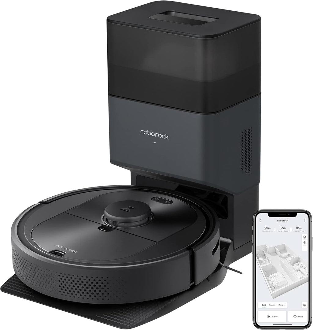 Robot Vacuum with Self-Empty Dock, 2700Pa Max Suction, 180mins Max Run-Time S624