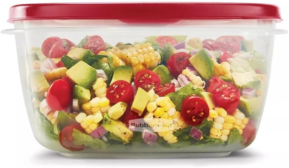 Red 14 Cup Food Storage Container 2 Pack I49293