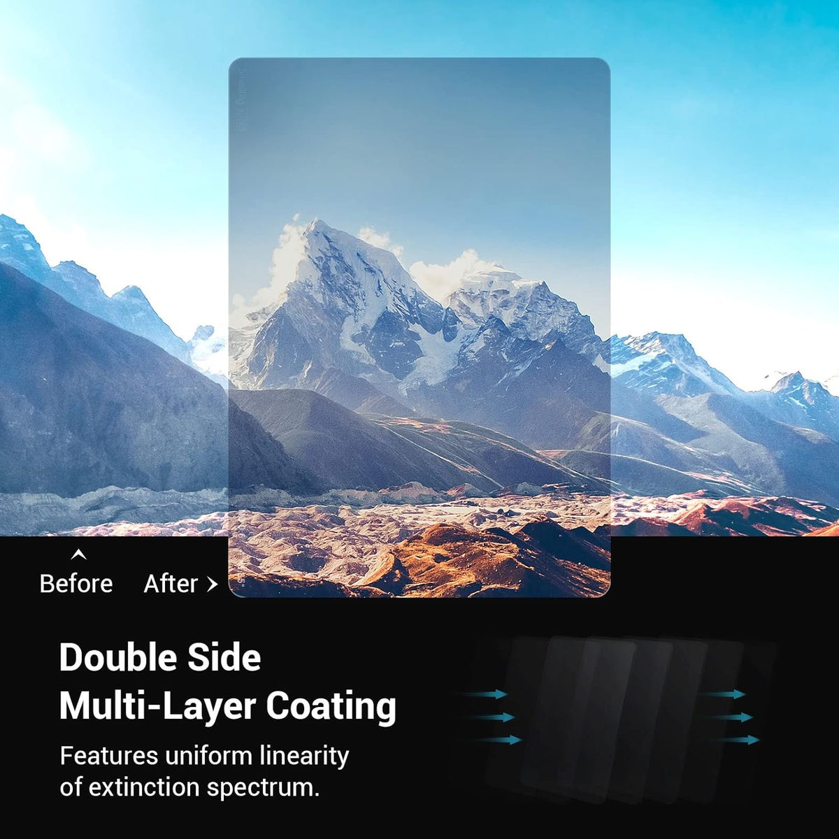 4x5.65 ND0.6 Filter (2 Stops) Square Neutral Density Filter X271841