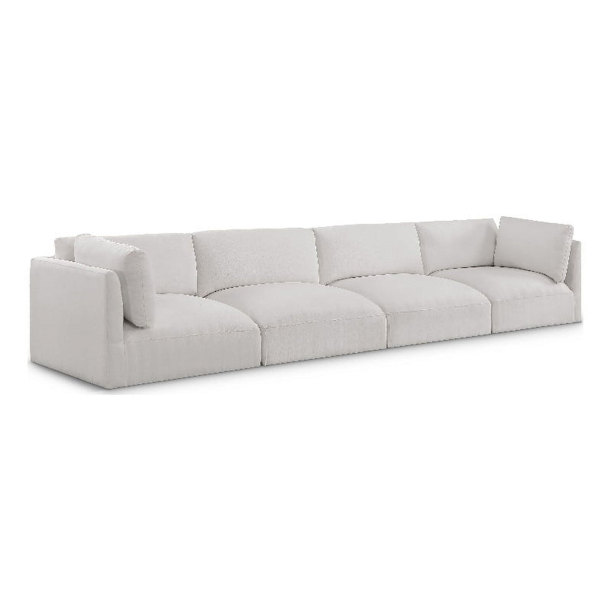 Cream Fabric Modular Sofa Q945971