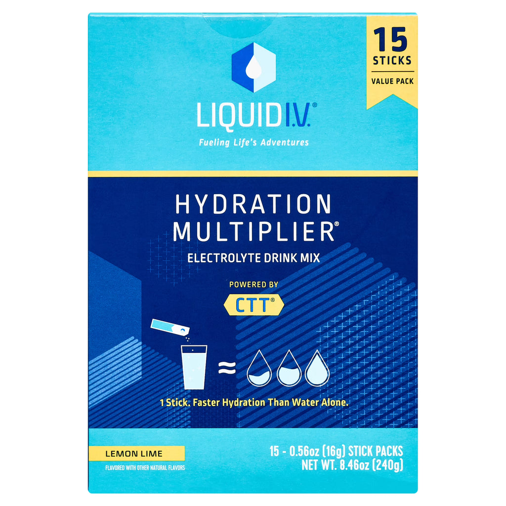 15 Ct Electrolyte Powder Drink Mix, Lemon Lime L84980