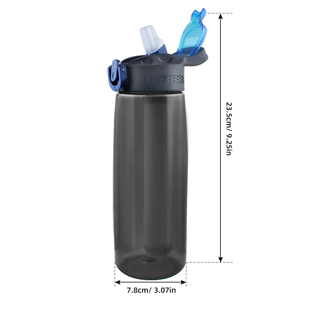 Lightweight Tritan Water Bottle with Filter, Lockable Lid N88237