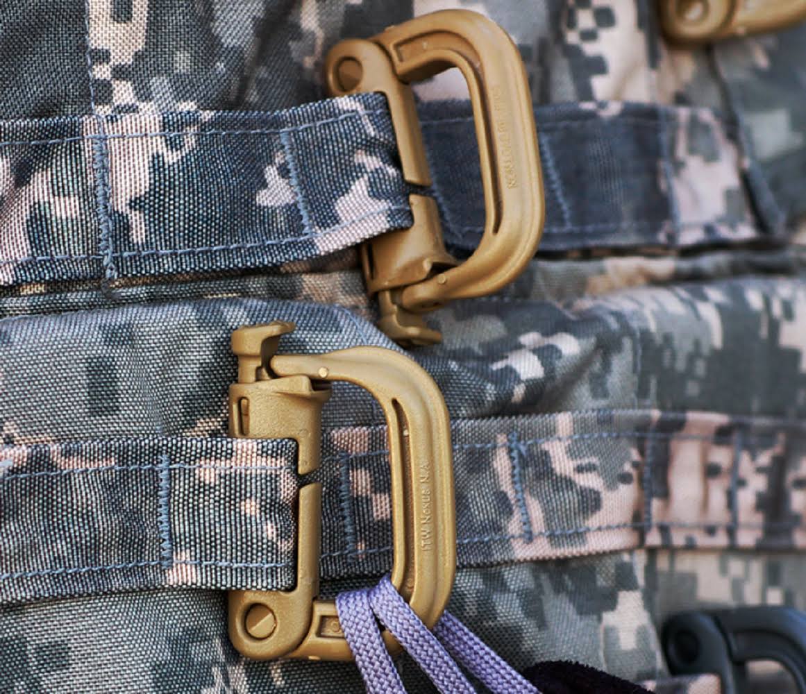 Black Molle Carabiner 100 Pack X342636