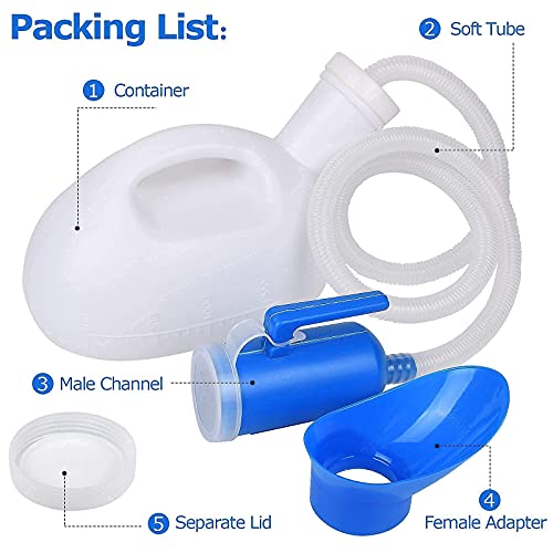2000ml Portable Female Urinal with Lid G750947