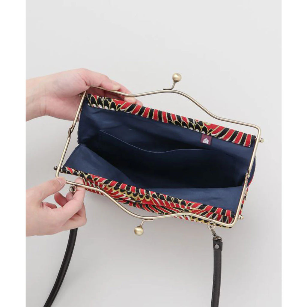 Red Kiss Lock Shoulder Bag S509861