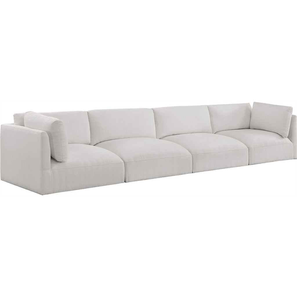 Cream Fabric Modular Sofa Q945971