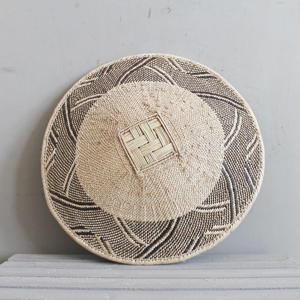 15.5'' Hand Woven Basket Wall Decoration, Pack of 2 T3560