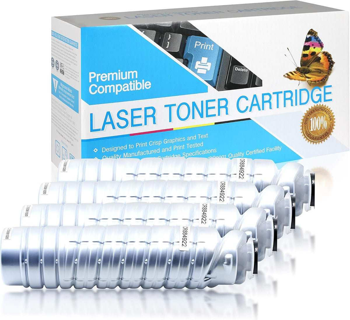 Black 4 Pack Compatible Toner Cartridge B283345