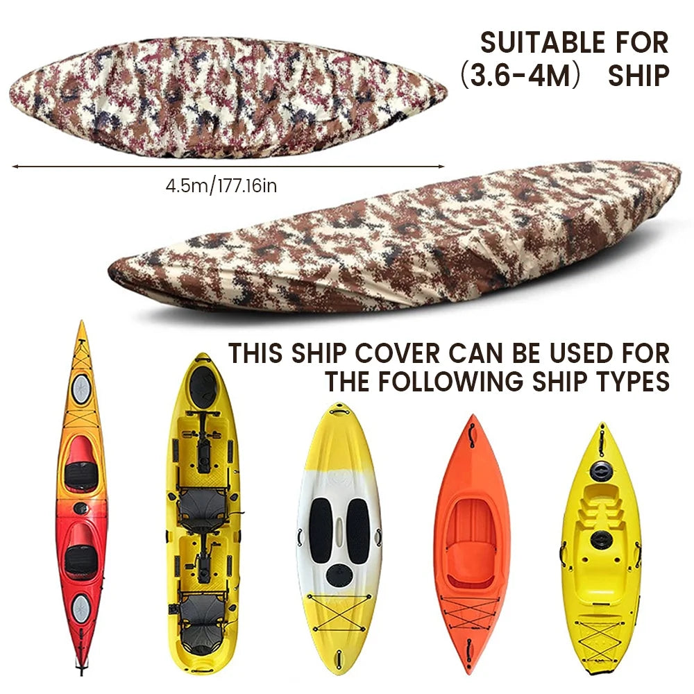 Waterproof Kayak Canoe Cover, 3 Size to Choose M748430