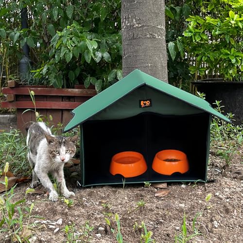 Outdoor Cat House Waterproof Pet Shelter A8843