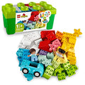 LEGO DUPLO Classic Brick Box Building Set with Storage Organizer, Toy Car, Number Bricks W14196
