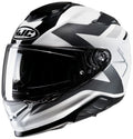 Gray/White Motorcycle Helmet U625018