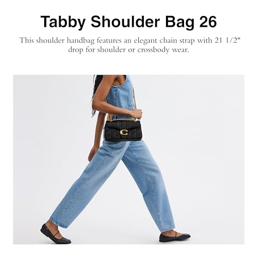 Quilted Leather Shoulder Bag 26 C36453