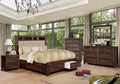 Dark Oak Solid Wood King Bedroom Set 5pcs C4795