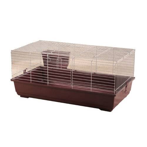 Black Rabbit and Guinea Pig Cage O4316